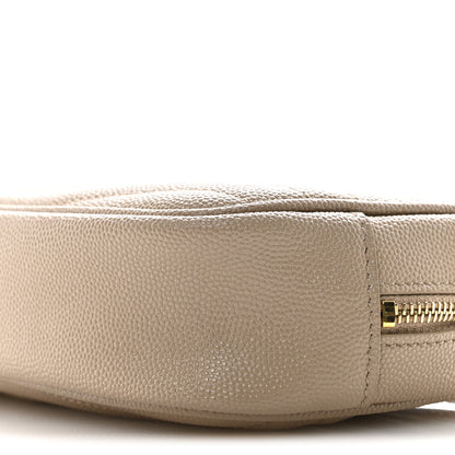 Saint Laurent Grain De Poudre Matelasse Monogram Mini Lou Camera Bag Dark Beige 10 of 12