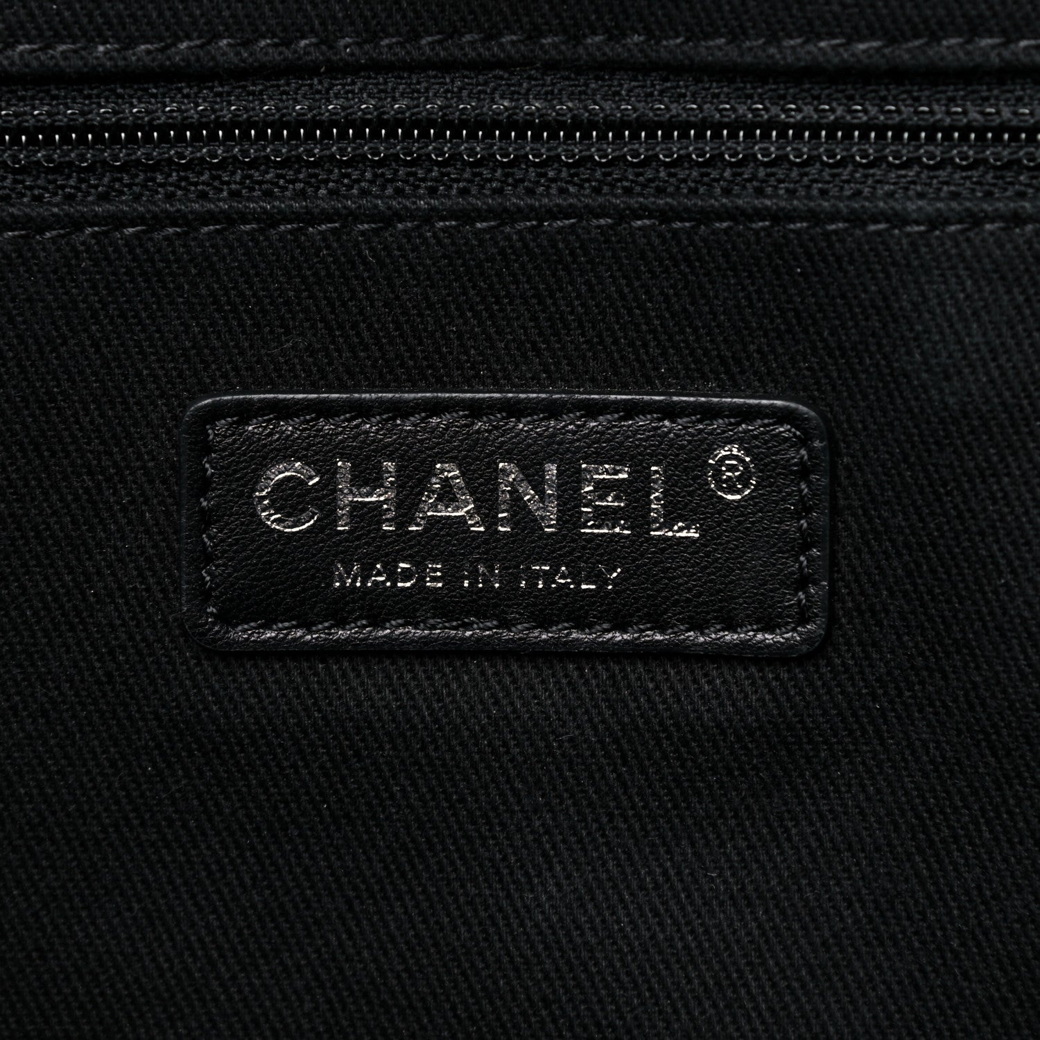 Chanel Woven Straw Raffia Small Deauville Tote Grey 5 of 11