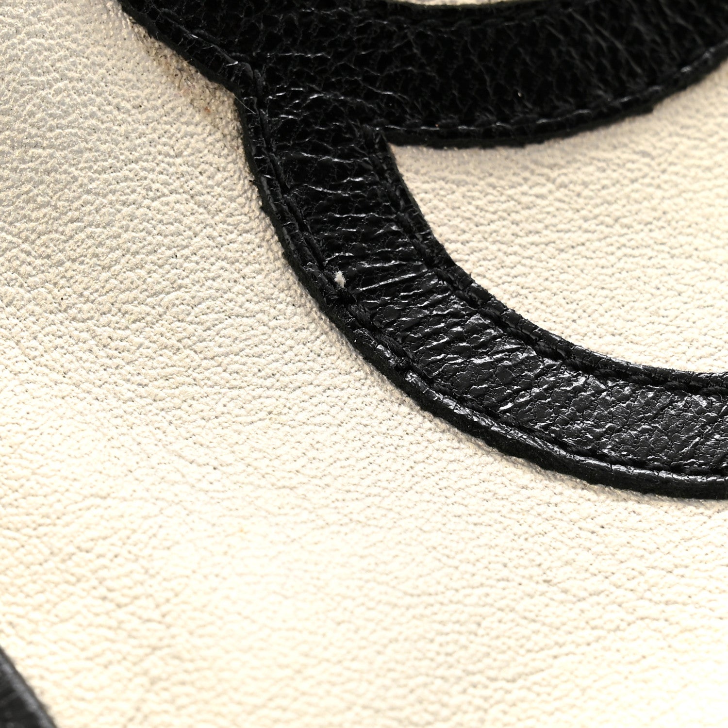 Chanel Iridescent Goatskin CC Espadrille Mules 40 Ivory Black 9 of 10
