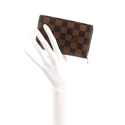 Louis Vuitton Damier Ebene Porte-Monnaie Billets Tresor Wallet 2 of 7