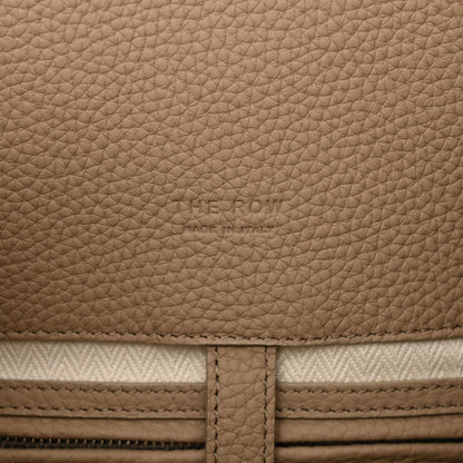 The Row Matte Grained Calfskin Soft Margaux 15 Dark Taupe 6 of 9