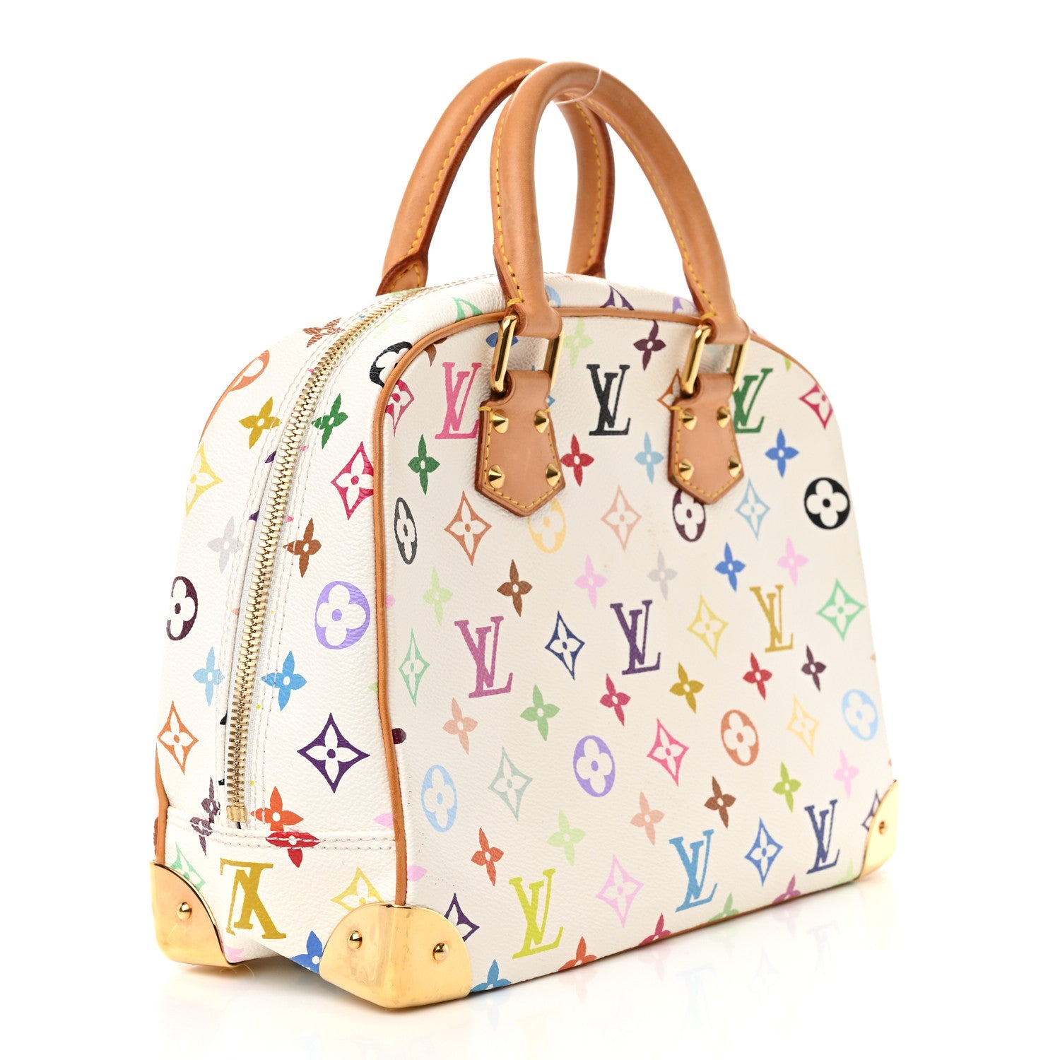 Louis Vuitton Monogram Multicolor Trouville White 3 of 13