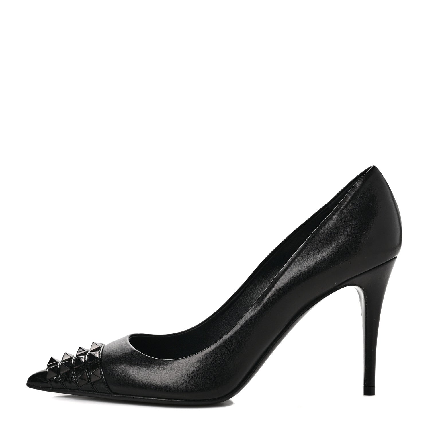 Valentino Garavani Kidskin Rockstud Alcove 90mm Pumps 38.5 Black 1 of 9