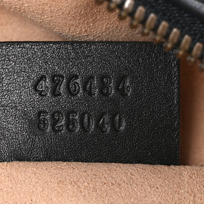 Gucci Calfskin Matelasse GG Marmont Belt Bag 85 34 Black 7 of 10