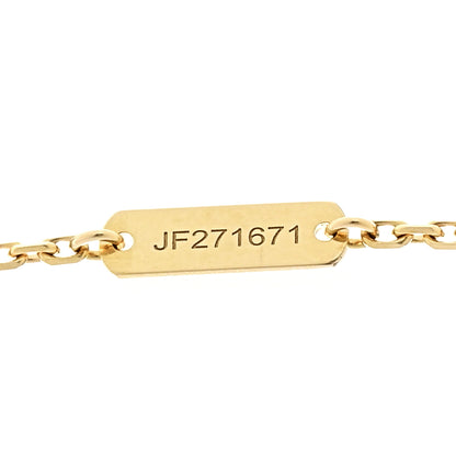 Van Cleef & Arpels 18K Yellow Gold Black Onyx Vintage Alhambra Pendant Necklace 7 of 8
