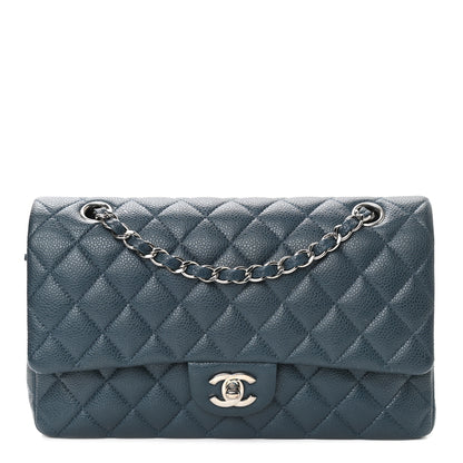 Chanel Caviar Quilted Medium Double Flap Navy 1 of 9