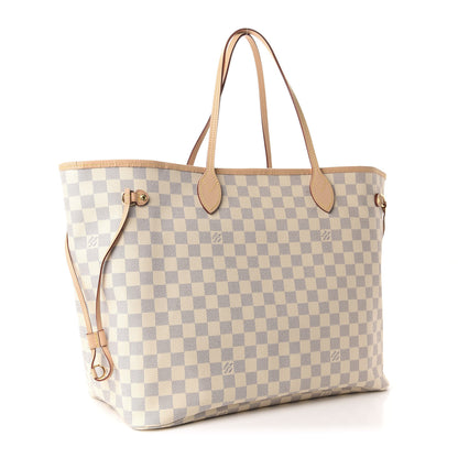 Louis Vuitton Damier Azur Neo Neverfull GM Rose Ballerine 3 of 12