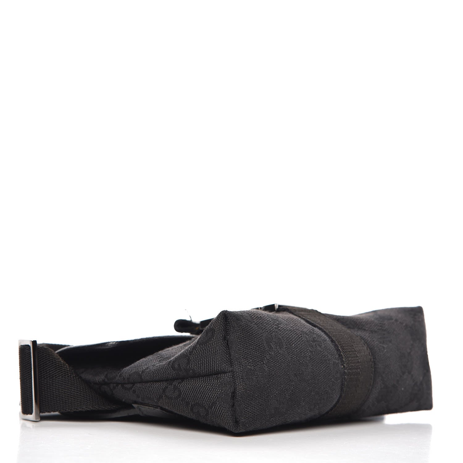 Gucci GG Monogram Web Buckle Belt Bag Black 4 of 9