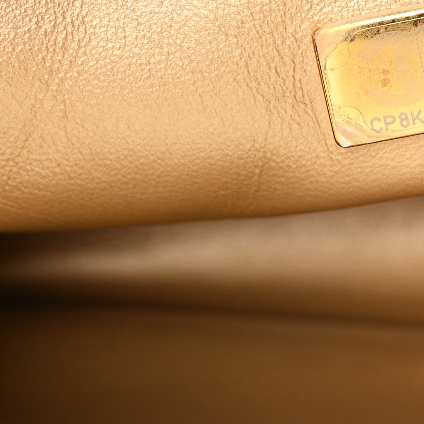 Lambskin Quilted Mini Pearl Crush Flap White