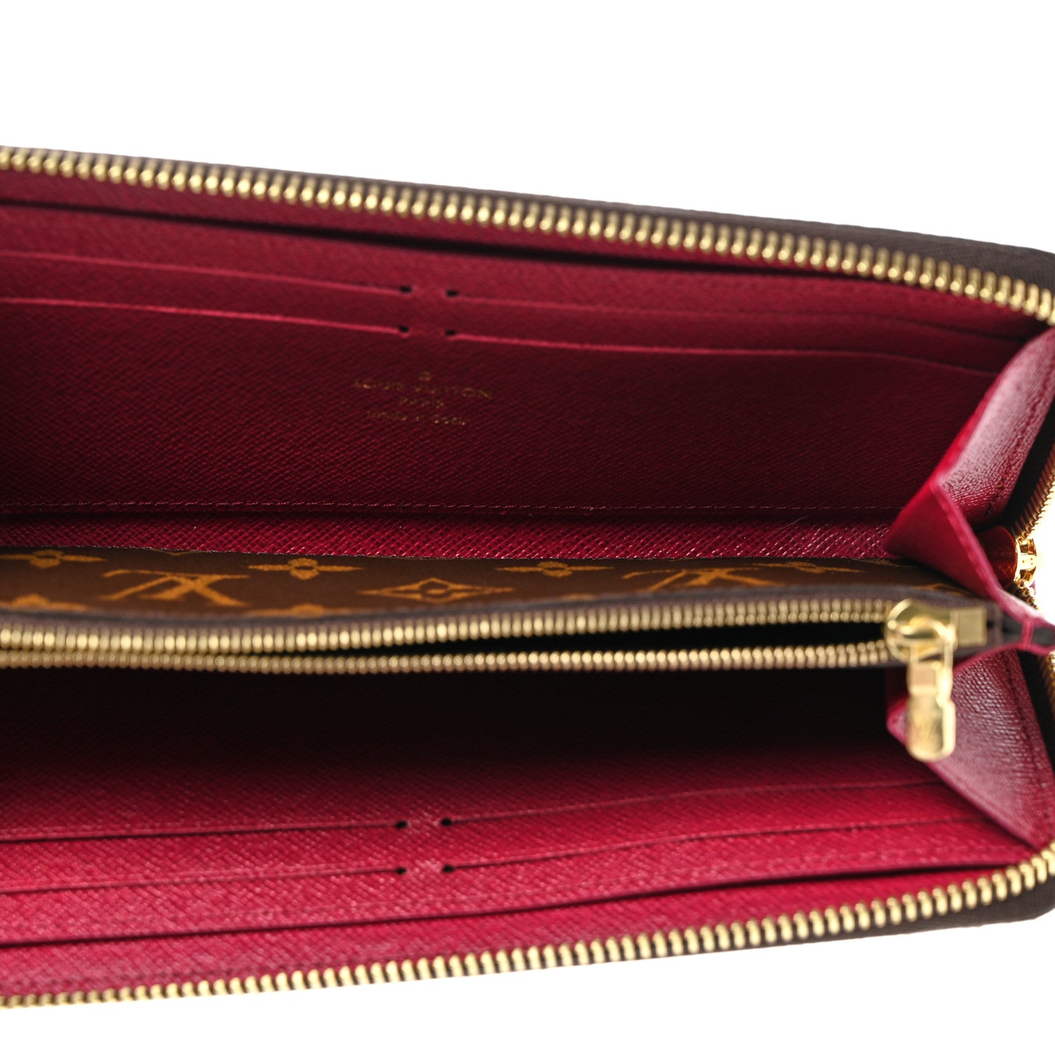 Louis Vuitton Monogram Clemence Wallet Fuchsia 5 of 7