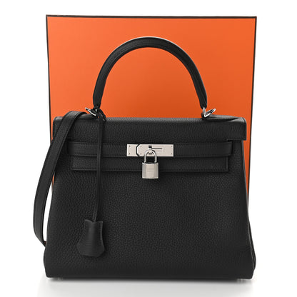 Hermes Togo Kelly Retourne 28 Black 11 of 11