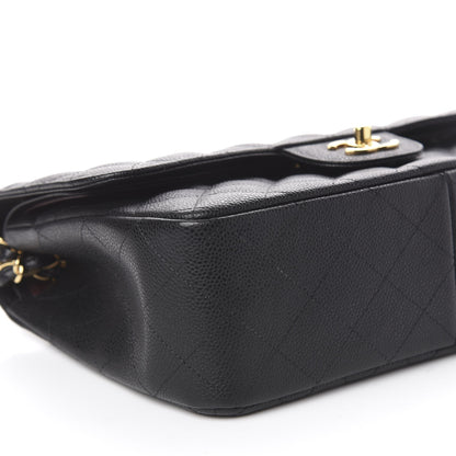Chanel Caviar Quilted Jumbo Double Flap Black 7 of 9