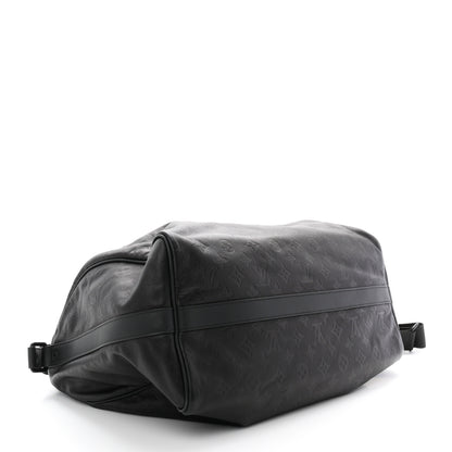 Louis Vuitton Calfskin Shadow Monogram Mens Speedy Bandouliere 40 4 of 9