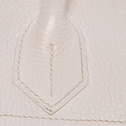Hermes Taurillon Clemence JPG Birkin 42 White 33 of 33