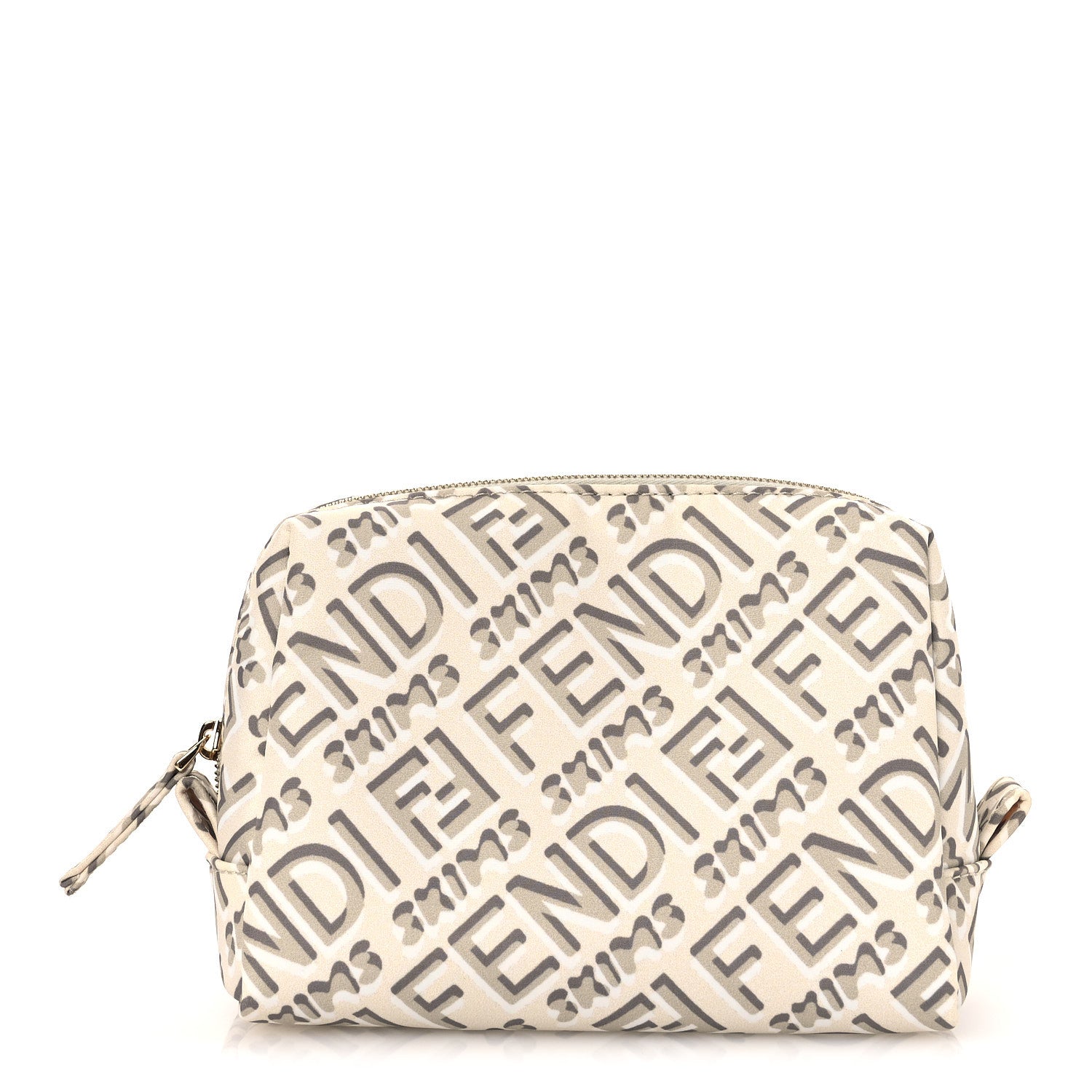 Fendi X SKIMS Nylon Small Trapezoid Beauty Pouch Kims Avorio 1 of 11