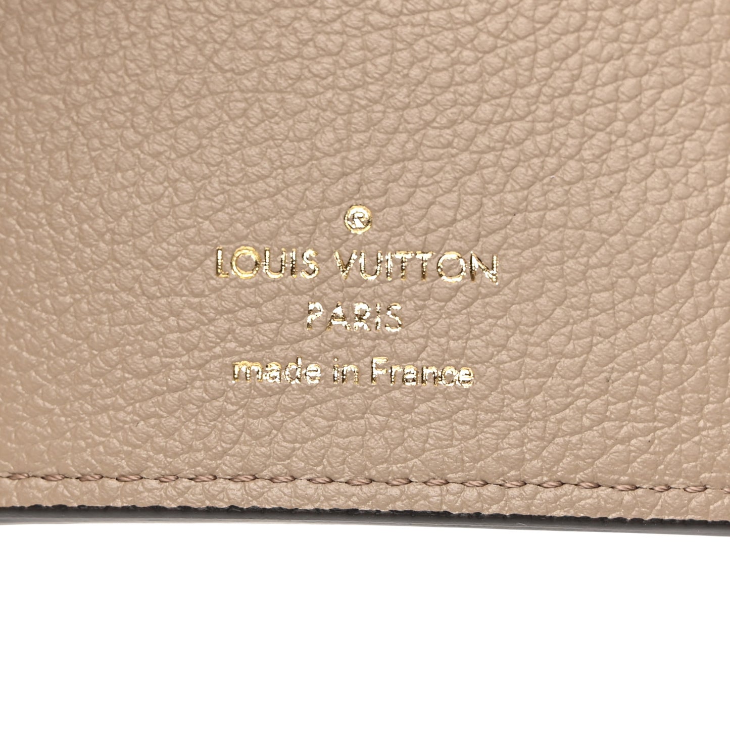 LOUIS VUITTON Empreinte Monogram Giant Victorine Wallet Tourterelle Creme