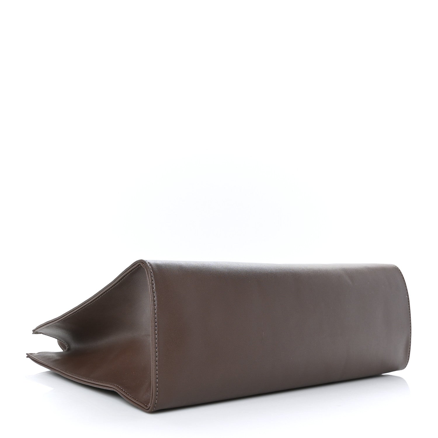 Telfar Vegan Leather Medium Shopping Bag Chocolate 4 of 8