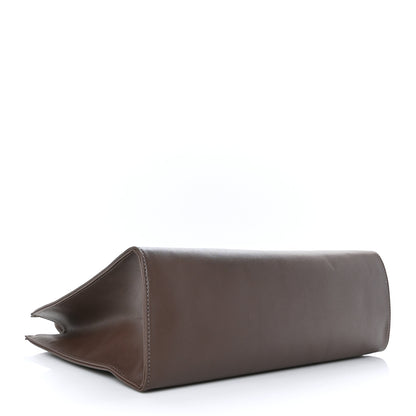 Telfar Vegan Leather Medium Shopping Bag Chocolate 4 of 8