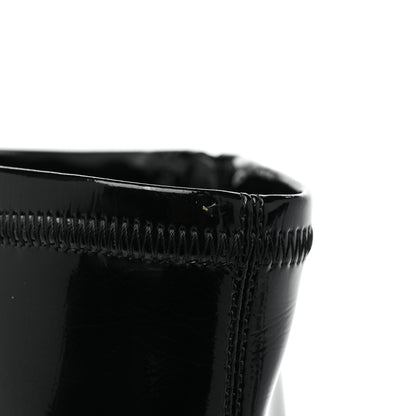 Louis Vuitton Patent Uniformes Silhouette Ankle Boots 38 Black 9 of 9