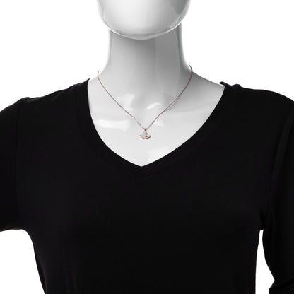 Bulgari 18K Rose Gold Diamond Mother of Pearl Small Divas' Dream Pendant Necklace 2 of 7