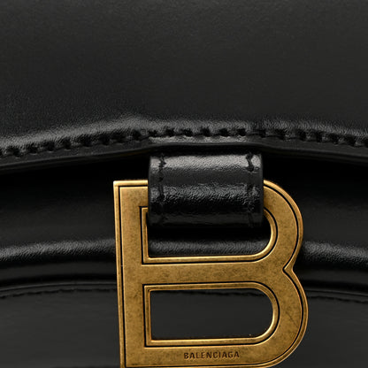 Balenciaga Shiny Box Calfskin Hourglass Chain Bag Black 12 of 12