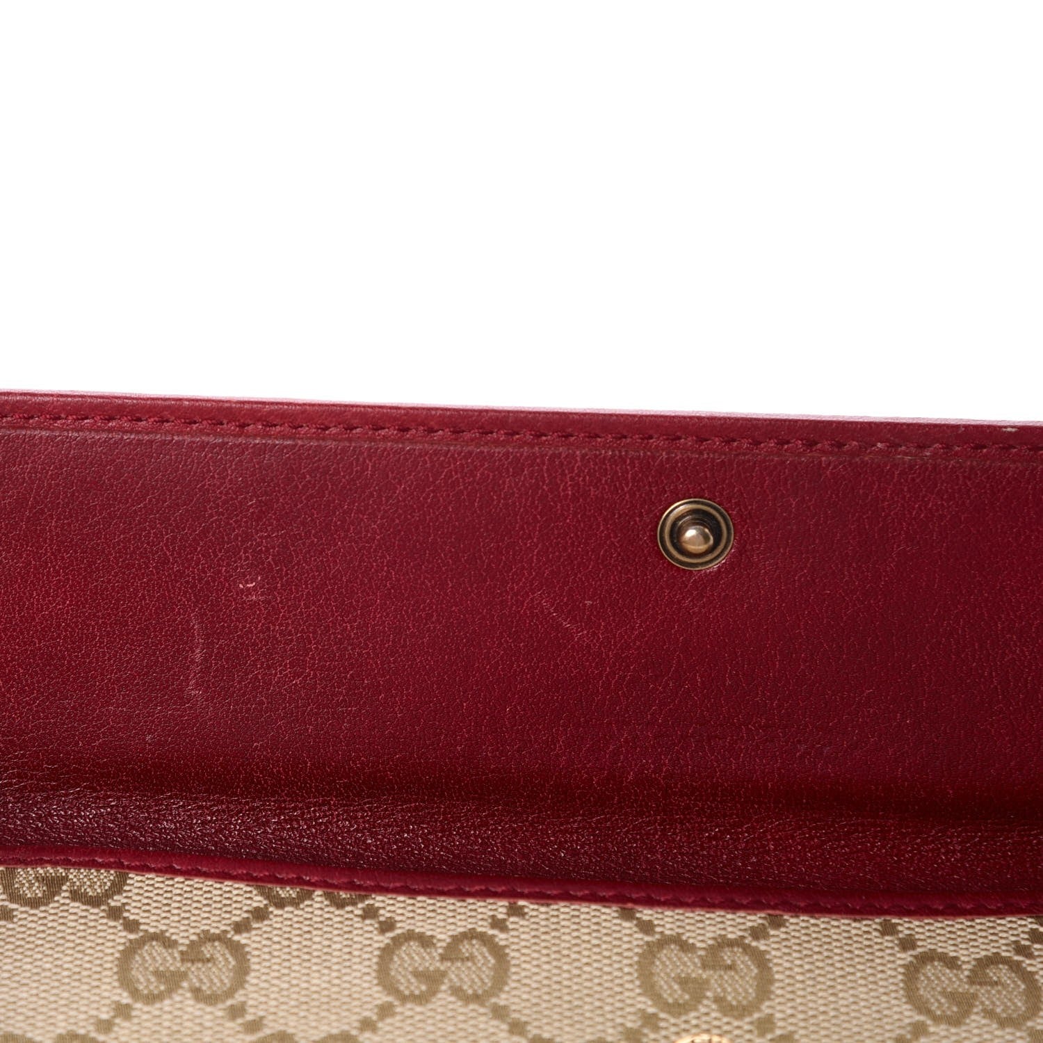 Gucci Monogram Miss GG Continental Wallet Red 16 of 19