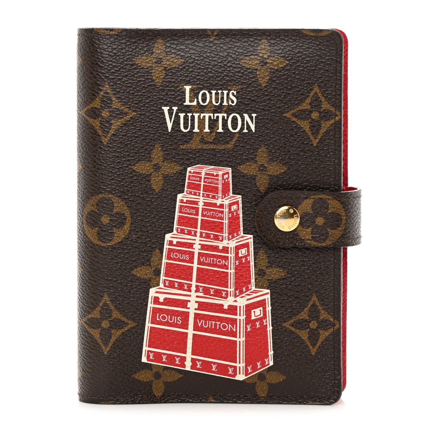 Monogram Malle Empilees Stacked Trunks Small Ring Agenda Cover