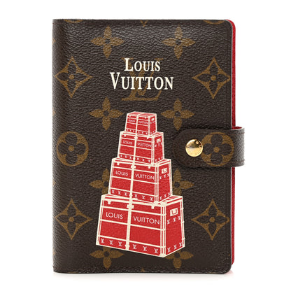 Louis Vuitton Monogram Malle Empilees Stacked Trunks Small Ring Agenda Cover 1 of 10