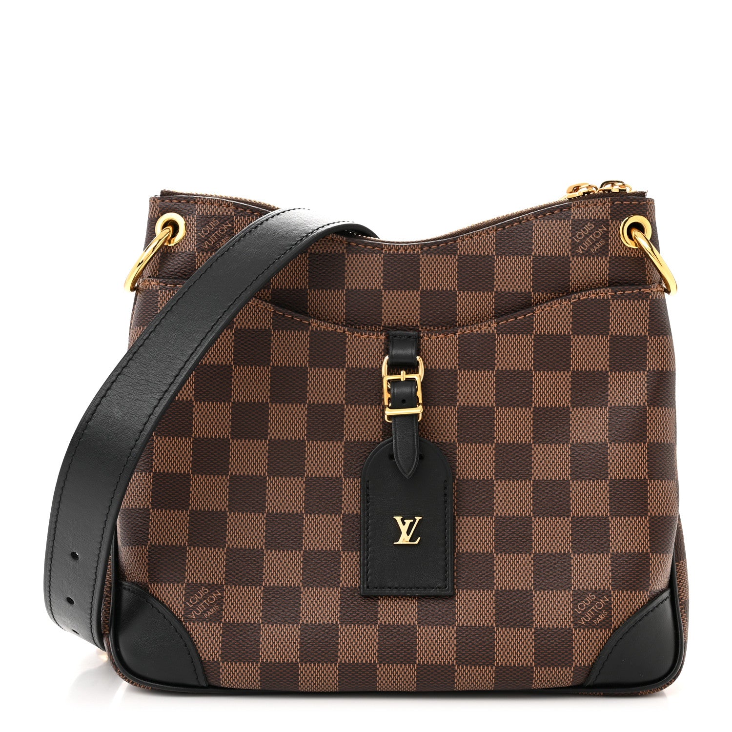 Louis Vuitton Damier Ebene Odeon PM Black 1 of 9