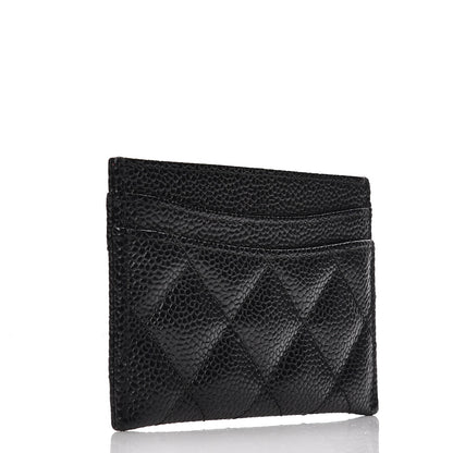 Chanel Caviar Quilted Card Holder Black 3 of 9