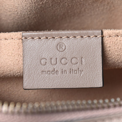 Gucci Calfskin Matelasse Mini GG Marmont Chain Shoulder Bag Porcelain Rose 6 of 9