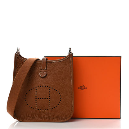 Hermes Taurillon Clemence Evelyne TPM Gold 9 of 9