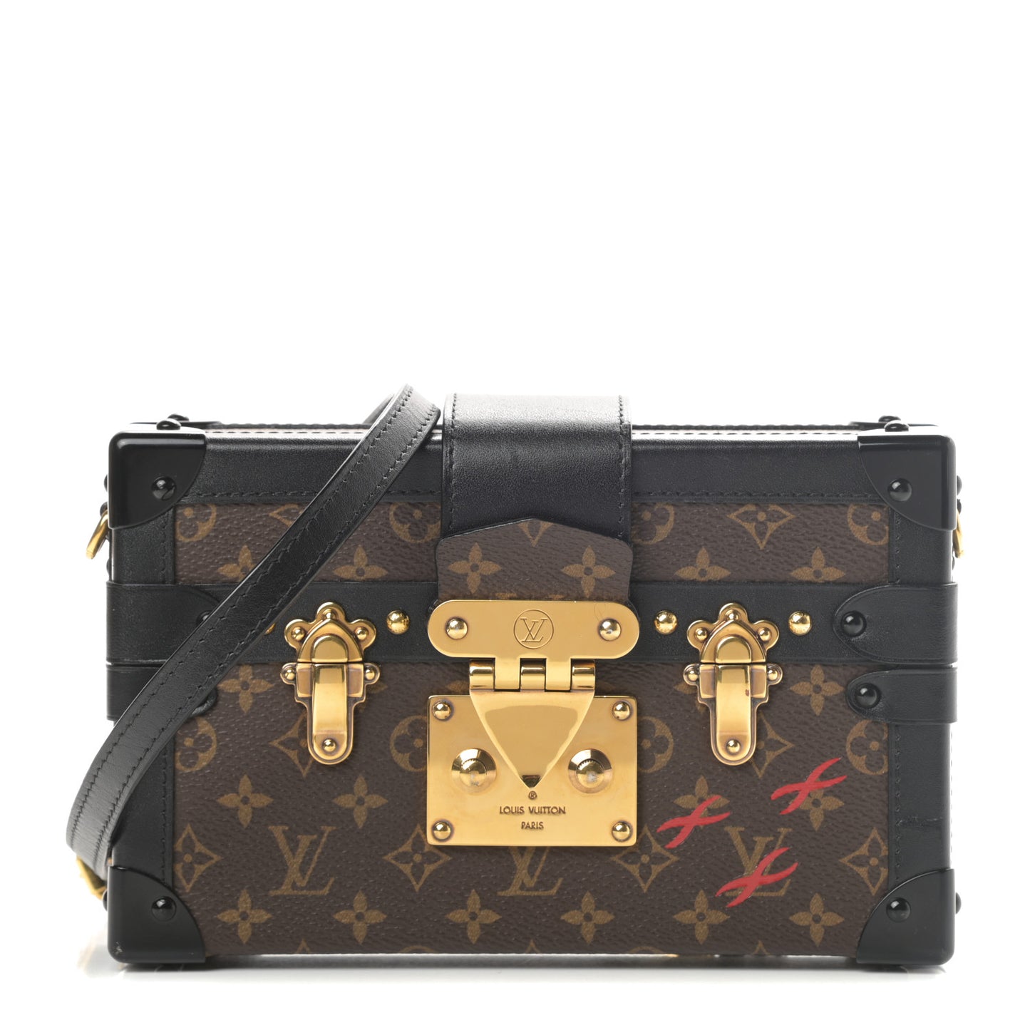 Monogram Petite Malle Black