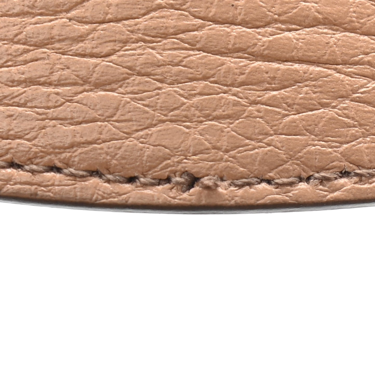 Pebbled Calfskin Medium Soho Chain Shoulder Bag Camelia