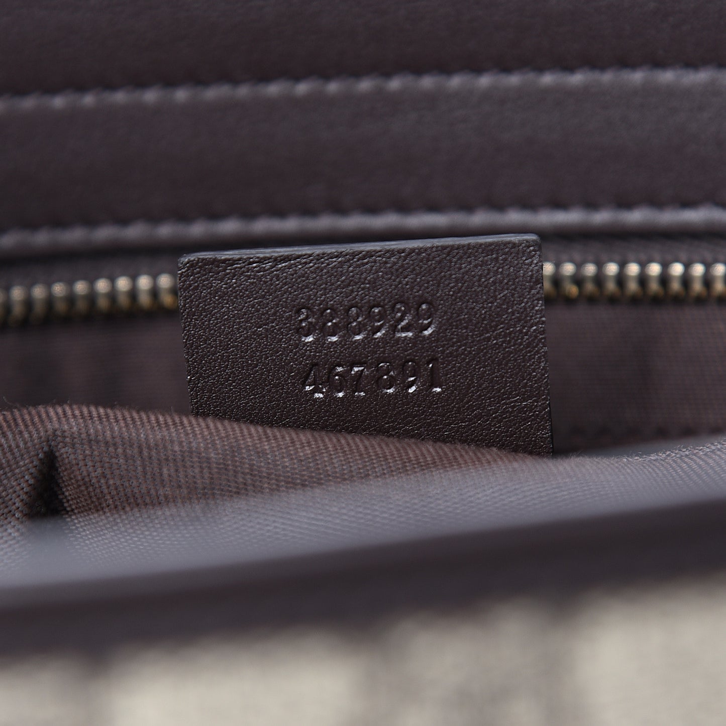 GG Supreme Monogram Medium Joy Tote Dark Brown