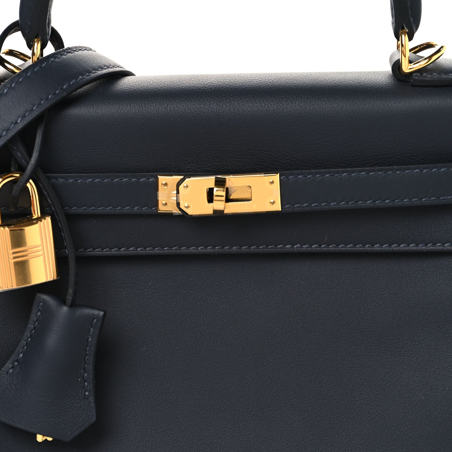 Hermes Swift Kelly Retourne 25 Bleu Indigo 8 of 13