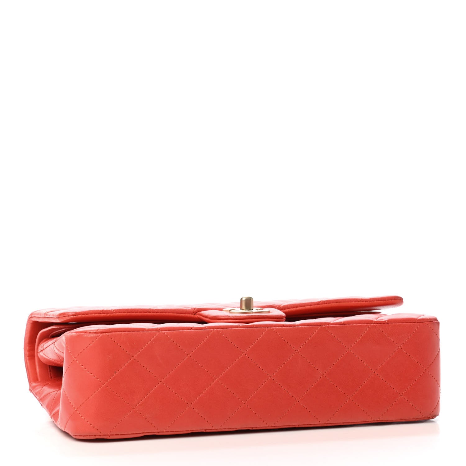 Chanel Lambskin Quilted Medium Double Flap Red 3 of 5