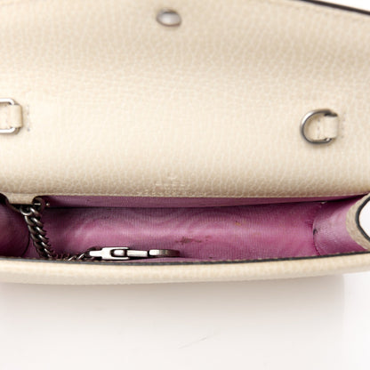 Gucci Dollar Calfskin Crystal Super Mini Dionysus Shoulder Bag Mystic White Black Diamond 5 of 10