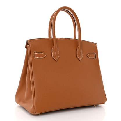 Hermes Epsom Birkin 30 Gold 3 of 9