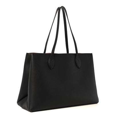 Louis Vuitton Grained Calfskin Lockme Shopper Black 3 of 13