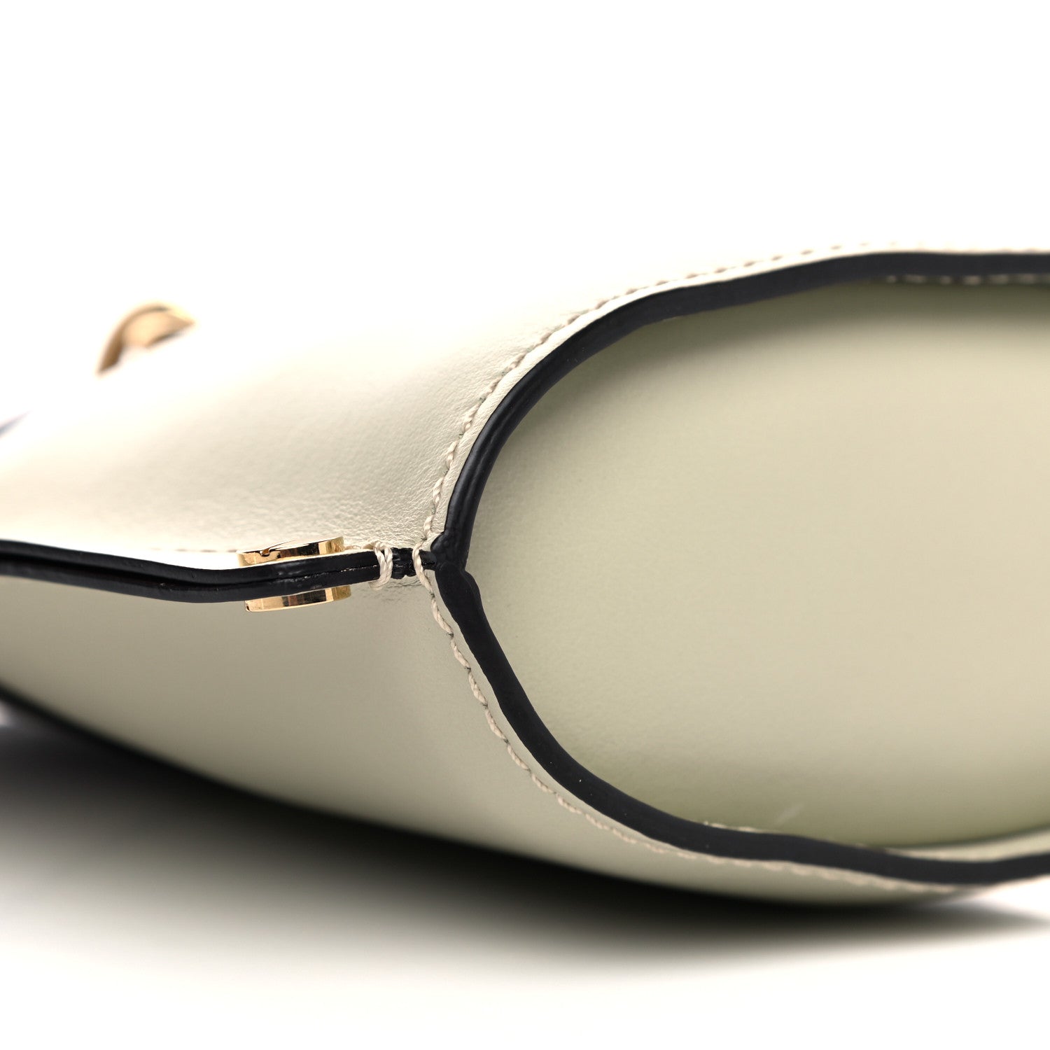 Chloe Shiny Calfskin Goatskin Mini Aby Bi-Color Bucket Light Eucalyptus 8 of 14