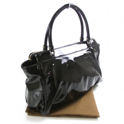 Gucci Patent D Gold Tote Black 3 of 10