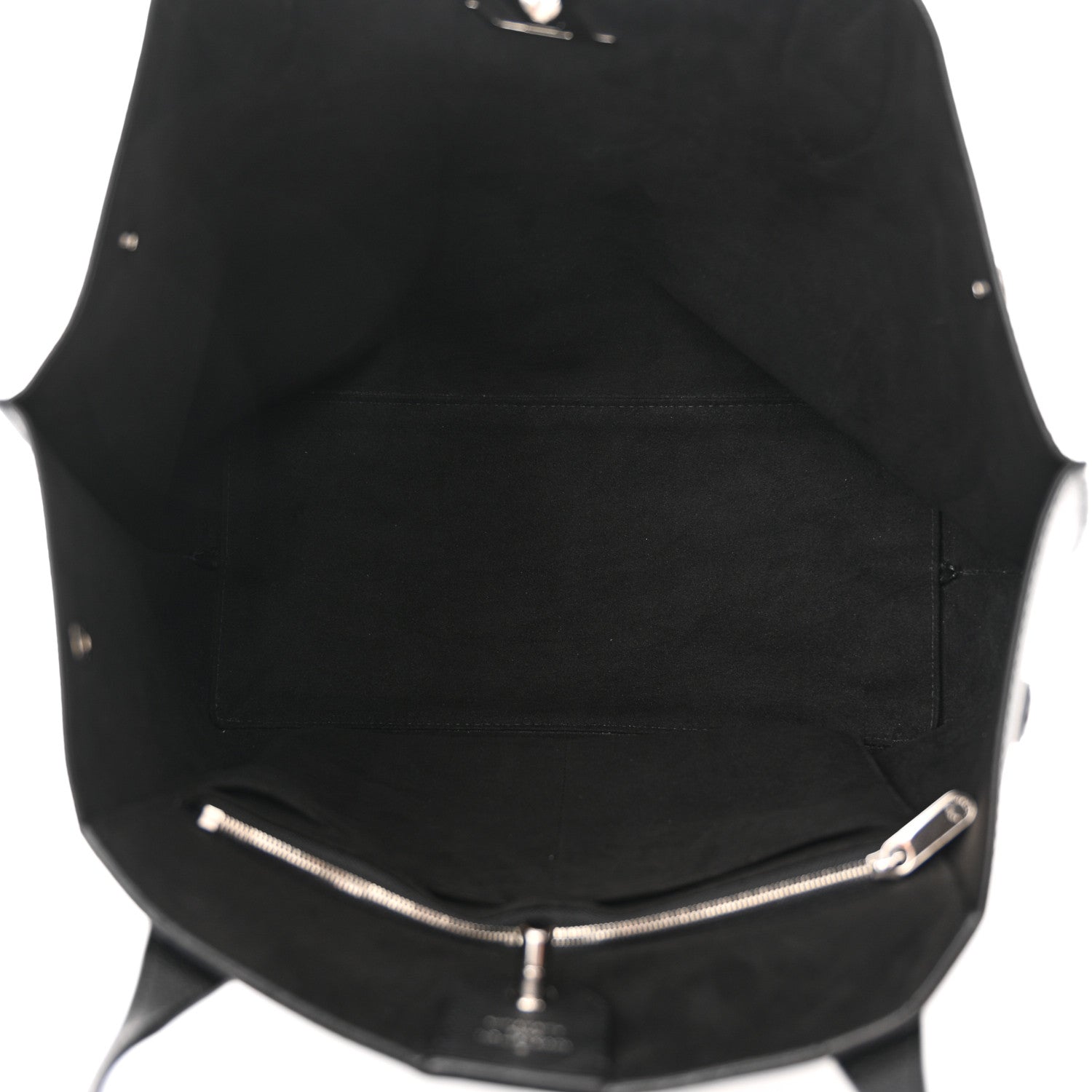 Louis Vuitton Calfskin Lockme Go Tote Black 4 of 11
