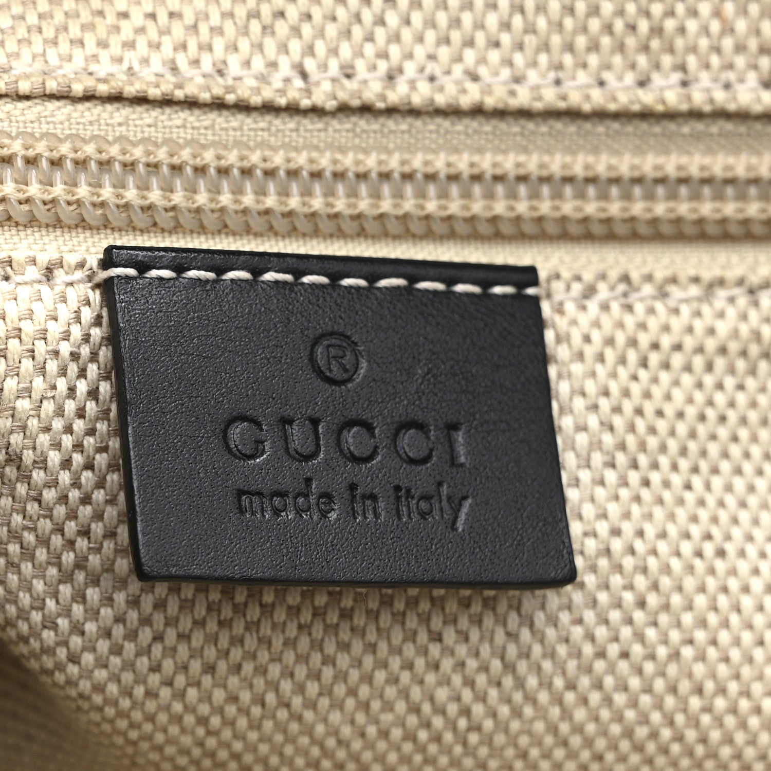Gucci Monogram Canvas Messenger Bag Black 6 of 11