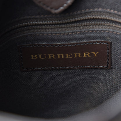 Burberry Haymarket Check Small Northfield Tote Chocolate 5 of 12