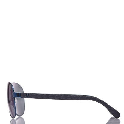 Chanel Pilot Summer Polarized Aviator Sunglasses 4204-Q Blue 3 of 9