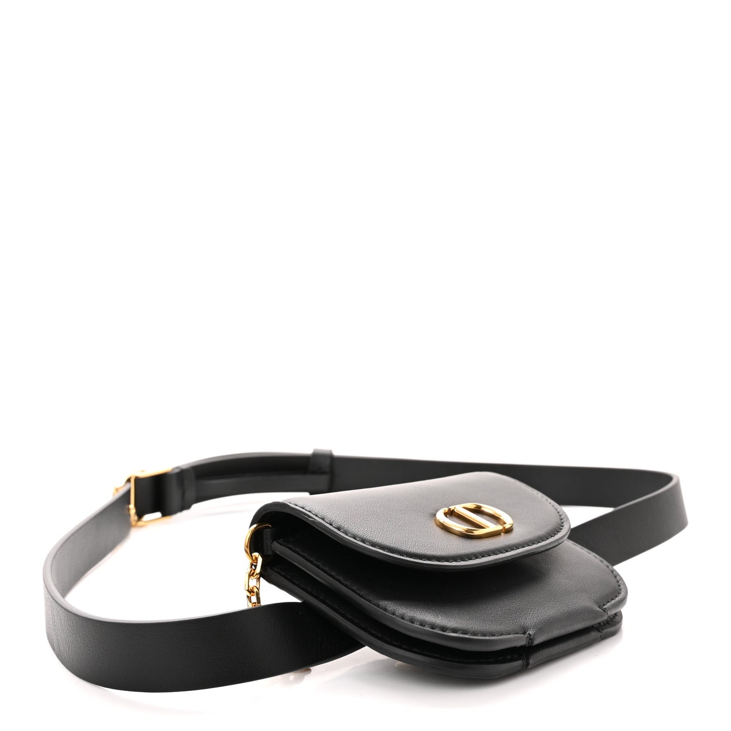 Calfskin 30 Montaigne Removable Pouch Black