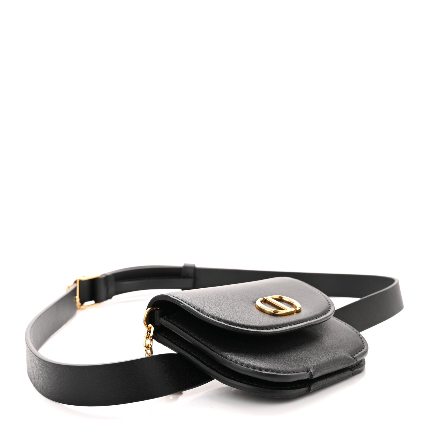 Christian Dior Calfskin 30 Montaigne Removable Pouch Black 4 of 11