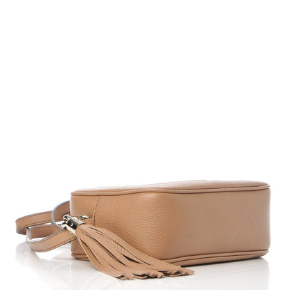 Gucci Pebbled Calfskin Small Soho Disco Bag Camelia 4 of 8