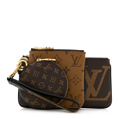Louis Vuitton Reverse Monogram Giant Trio Pouch 1 of 9